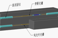 混凝土材料封裝的混合量程FBG應變、裂紋傳感器