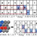 AEVIOU蜂窩式中文滑行輸入法