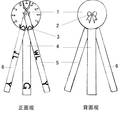 一種教學(xué)用雙向關(guān)節(jié)角度測(cè)量器